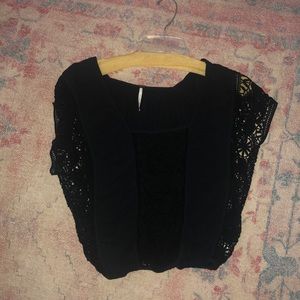 Crotchet black top